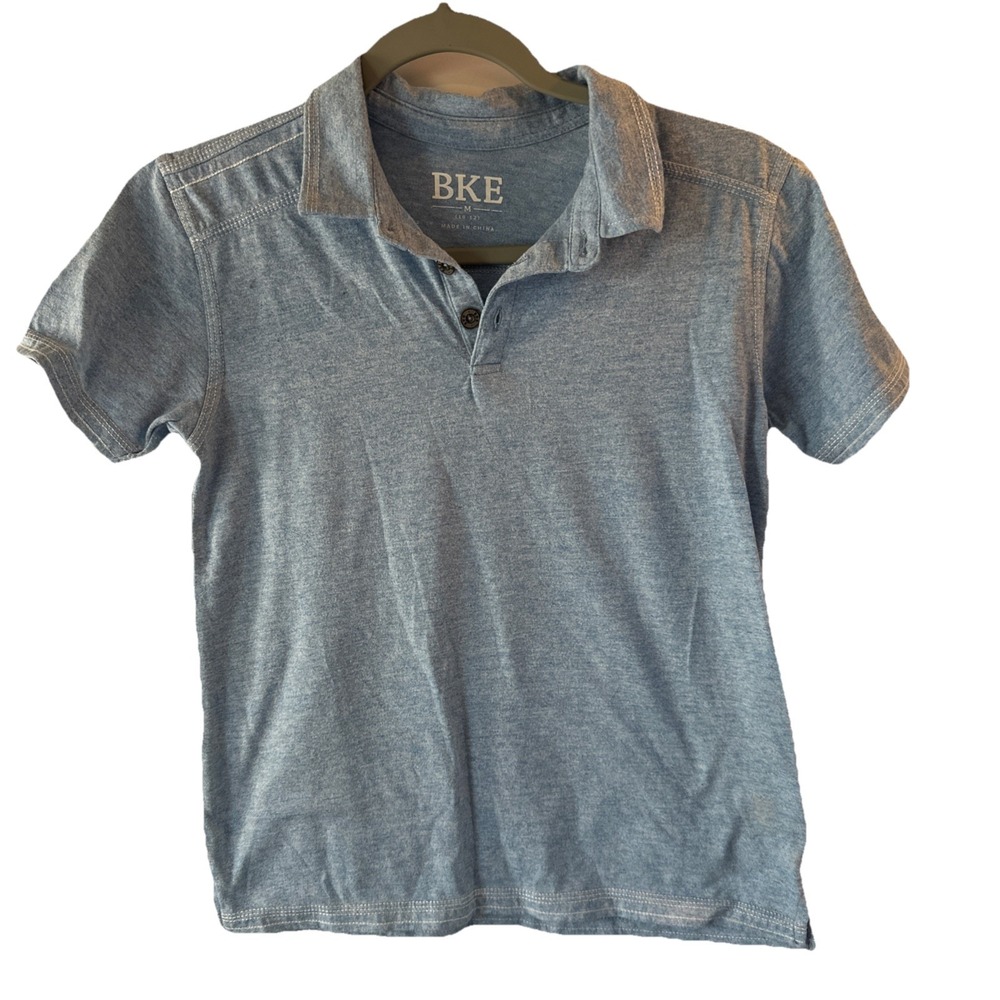BKE Blue Boys Medium 10-12 Polo